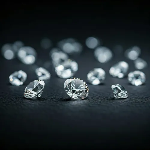 Diamonds and precious stones